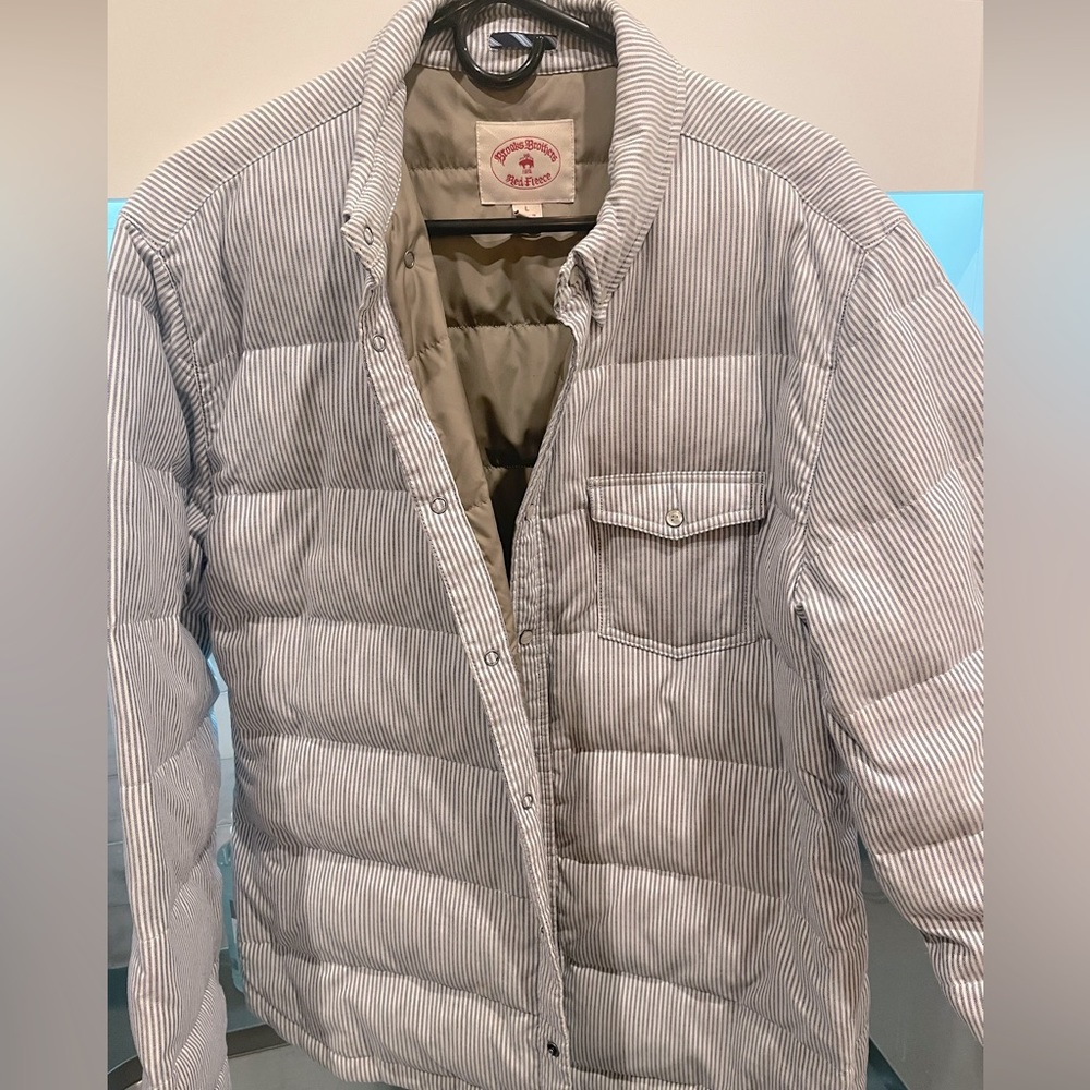 Large Brooks Brothers jacket (sear sucker), purchased in 2017.